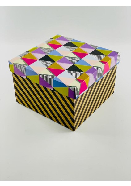 23X23X15 Hediyelik Kutu Kraft Kutu Karton Kutu Yılbaşı Kutusu Pasta Kutusu Balon Kutusu (10 Adet) fiyatları