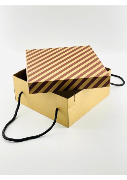 23X23X10 Hediyelik Kutu Kraft Kutu Karton Kutu Yılbaşı Kutusu Pasta Kutusu Kargo Kutusu (10 Adet) fiyatları