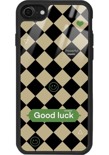 Apple iPhone 7 - 8 - Se Good Luck Tasarımlı Glossy Telefon Kılıfı