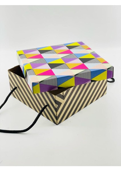 23X23X10 Hediyelik Kutu Kraft Kutu Karton Kutu Yılbaşı Kutusu Pasta Kutusu Kargo Kutusu (10 Adet) fiyatları