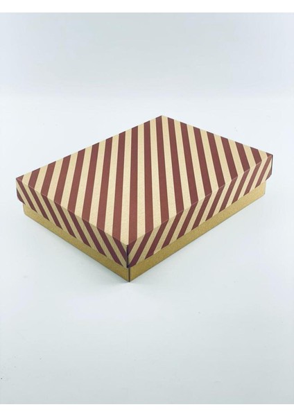 22X30X6 Hediyelik Kutu Kraft Kutu Karton Kutu Yılbaşı Kutusu Pasta Kutusu Balon Kutusu (10 Adet)
