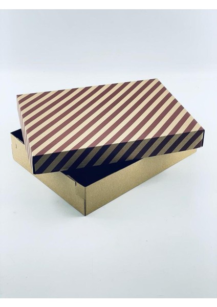 22X30X6 Hediyelik Kutu Kraft Kutu Karton Kutu Yılbaşı Kutusu Pasta Kutusu Balon Kutusu (10 Adet) fiyatları