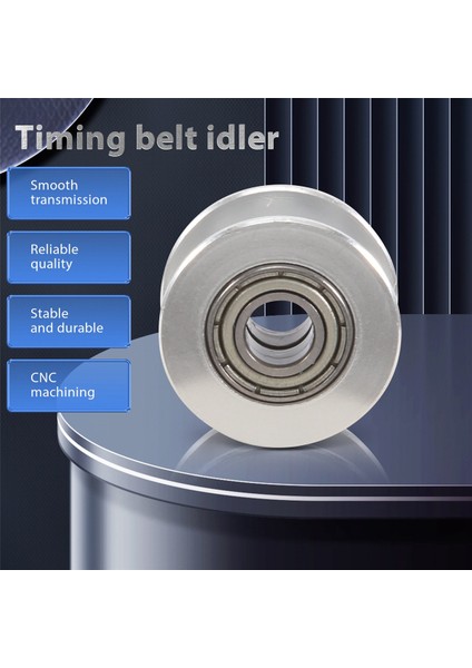 Gt2 20 Dişsiz Delik 5mm Alüminyum Triger Kayışı Avara Kasnağı 3D Yazıcı Için 6mm Genişlik Triger Kayışı (10 Adet Paket) (Yurt Dışından)