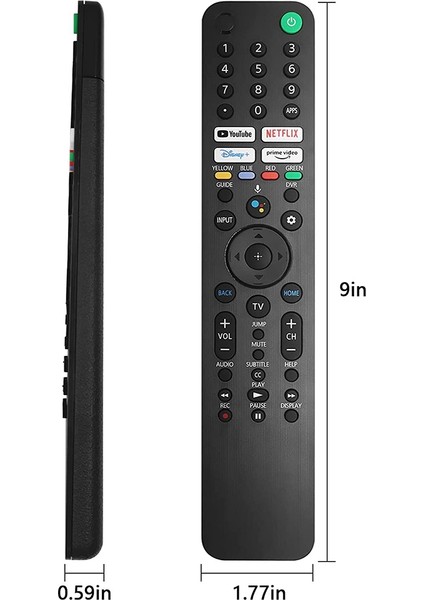 RMF-TX520U Sesli Uzaktan Kumandalı Tv Modelleri -43X80J -43X85J -50X80J XR-50X90J XR-50X94J XR-55A80J (Yurt Dışından)