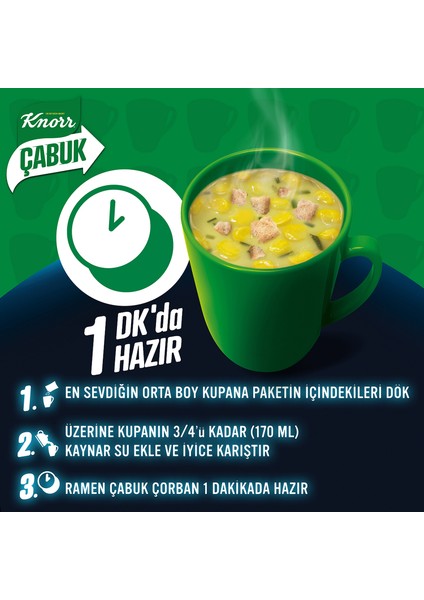 Çabuk Çorba Gececiler Crazy Corn 18 gr indirimleri