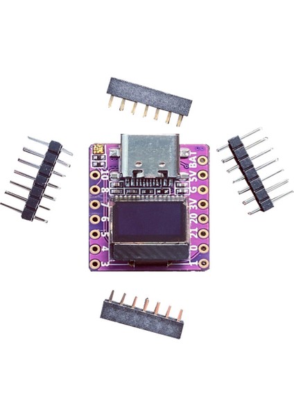 Micropython Için 0,42 Inç LCD Ekranlı Wifi Bluetooth Düşük Enerjili ESP32 C3 Geliştirme Kartı (Yurt Dışından)