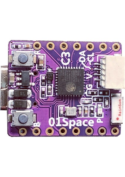 Micropython Için 0,42 Inç LCD Ekranlı Wifi Bluetooth Düşük Enerjili ESP32 C3 Geliştirme Kartı (Yurt Dışından)
