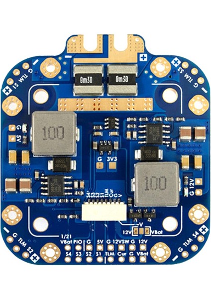 Mateksys FCHUB-12S V2 Hub Güç Dağıtım Kartı Pdb 5V ve Amp, 12V Bec Dahili 184A Akım Sensörü (Yurt Dışından)