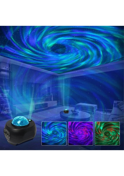 Dönen Kuzey Işığı Yıldızlı Işık Yolu Yıldızlı Projeksiyon Işığı Mobil Uygulama Bluetooth Müzik Lazer Topu Işık (Yurt Dışından) indirimleri