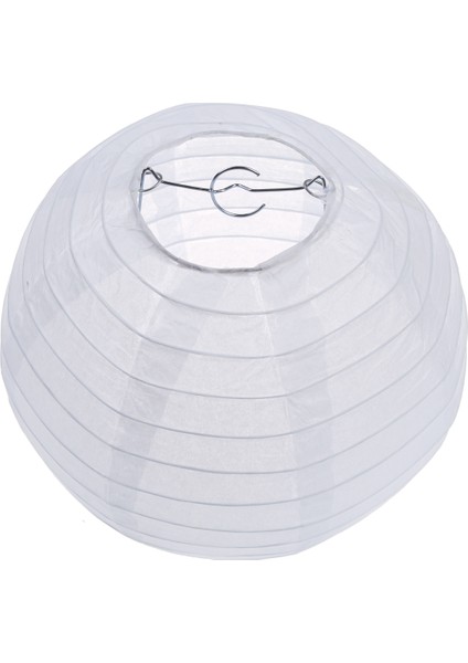 Beyaz Çin/japon Kağıt Fener/lamba 8" Çap (Yurt Dışından)