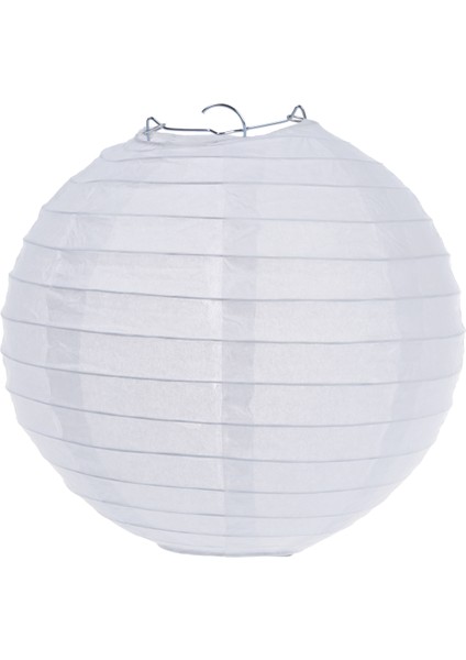 Beyaz Çin/japon Kağıt Fener/lamba 8" Çap (Yurt Dışından)