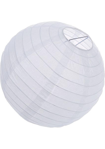 Beyaz Çin/japon Kağıt Fener/lamba 8" Çap (Yurt Dışından)