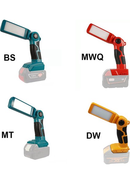 12W 14.4V-18V Taşınabilir LED Uyarı Işığı Çalışma Işığı Elektrikli El Aletleri Için Dış Aydınlatma 18V Lityum (Yurt Dışından)