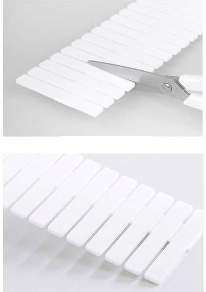 4 Adet Dıy Plastik Çekmece Izgara Ayırıcı Bölücü Bölme Depolama Organizatör Iç Çorap Makyaj Fıçı Tahtası Beyaz (Yurt Dışından) modelleri