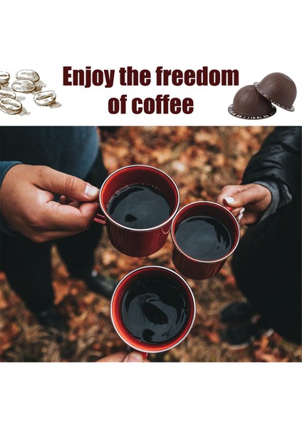 Makine Için Yeniden Kullanılabilir Kapsüller, 230ML Doldurulabilir Kahve Kapsülü, 2 Silikon Kapaklı, 1 Kaşık, 1 Fırça (Yurt Dışından) fiyatları