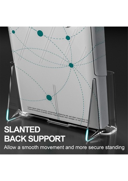 Broşür Tutucu 8,5 x 11 Broşür Teşhir Standı Akrilik Broşür Tutucular Şeffaf El Ilanı Tutucu Ekran Standı, 2 Paket (Yurt Dışından)