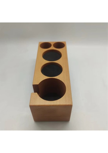 Kahve Sabotaj Tutucu Filtre Standı Ahşap Dolum Tabanı Espresso Dağıtıcı Mat Raf Kahve Makinesi Araçları AKSESUARLARI-53MM (Yurt Dışından)