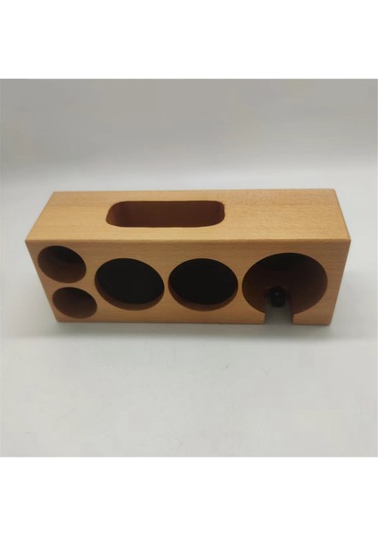 Kahve Sabotaj Tutucu Filtre Standı Ahşap Dolum Tabanı Espresso Dağıtıcı Mat Raf Kahve Makinesi Araçları AKSESUARLARI-53MM (Yurt Dışından)