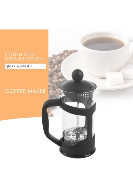 Fransız Kahve Makinesi Küçük French Press Sabah Kahvesi Için Mükemmel Üstün Filtrasyonlu Maksimum Lezzet Kahve Demleme Makinesi (Yurt Dışından)
