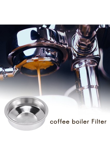 Kahve Filtresi, 51MM Paslanmaz Çelik Kahve Filtreli Bardak Sepeti, Basınçsız Kahve Makinesi Filtreleri, Kahve Makinesi Aksesuarı B (Yurt Dışından)