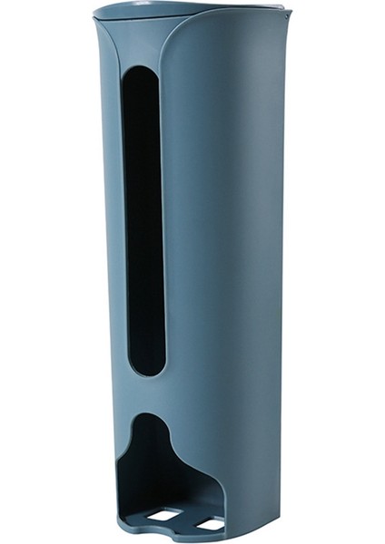 Çöp Torbası Saklama Kutusu Çöp Plastik Kutu Mutfak ve Banyo Plastik Torba Saklama Kutusu Çöp Torbası Depolama Rafı Mavi (Yurt Dışından)