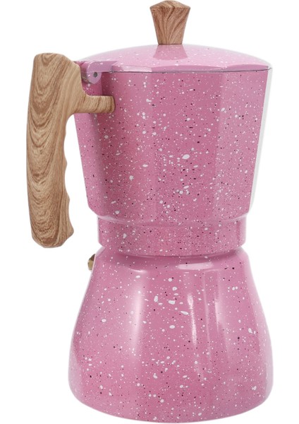 Latte Mocha Kahve Makinesi Italyan Moka Espresso Cafeteira Percolator Pot Soba Üstü Kahve Makinesi 300 ml Pembe (Yurt Dışından) indirimleri