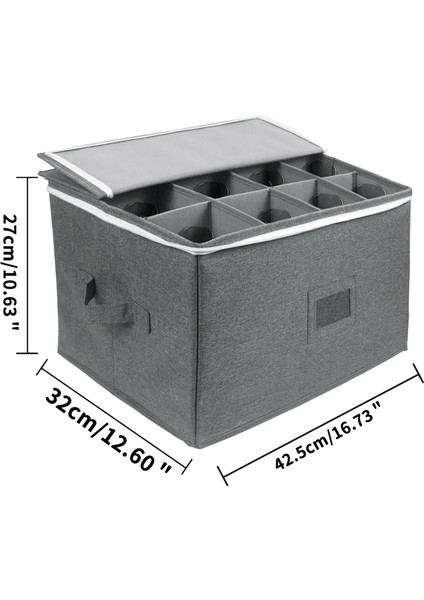 Şarap Kadehi Saklama Kutusu Katlanabilir Kadeh Saklama Kutusu (Yurt Dışından)