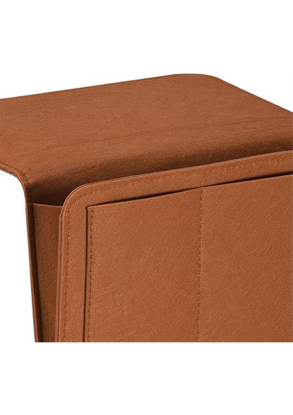 Başucu Organizatör, Yatak Başucu Organizatör Asılı 5 Cep Yumuşak Keçe Yatak Cepleri Başucu Depolama Organizatör Kahverengi (Yurt Dışından) indirimleri