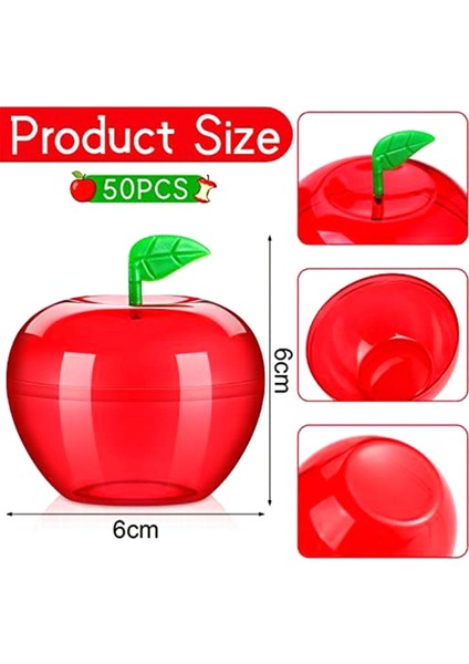 50 Adet Meyve Konteyner Şeker Tutucu Meyve Süsleri Dekoratif Top Alışveriş Merkezi Festivali Dekorasyon Kutusu Hediye Şeker Kutusu (Yurt Dışından) indirimleri