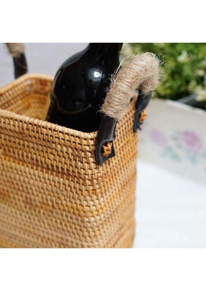 El Dokuması Rattan Depolama Tepsisi Saplı Yuvarlak Hasır Sepet Ekmek Yemek Tabağı Meyve Kek Tabağı Akşam Yemeği Servis Tepsisi A (Yurt Dışından) indirimleri