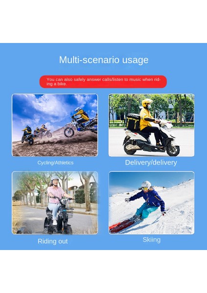 Z18 Motosiklet Kask Bluetooth Kulaklık Bt5.2 IP67 1100 Mah Stereo Gürültü Önleyici Bisiklet Kulaklıkları Kablolu Mikrofon ile (Yurt Dışından)