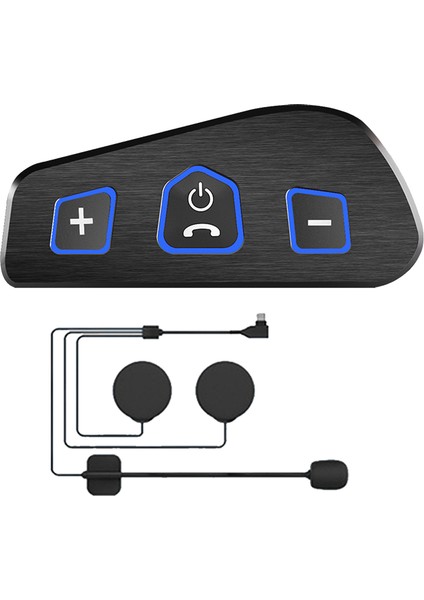 Z18 Motosiklet Kask Bluetooth Kulaklık Bt5.2 IP67 1100 Mah Stereo Gürültü Önleyici Bisiklet Kulaklıkları Kablolu Mikrofon ile (Yurt Dışından)