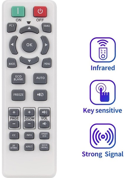 RS7286 Projektör Için Uzaktan Kumandayı Değiştirin TH682ST TH681 TH535 TH530 MS527 MS524 W1080ST W1070 HT1075 HT2150ST (Yurt Dışından) fiyatları