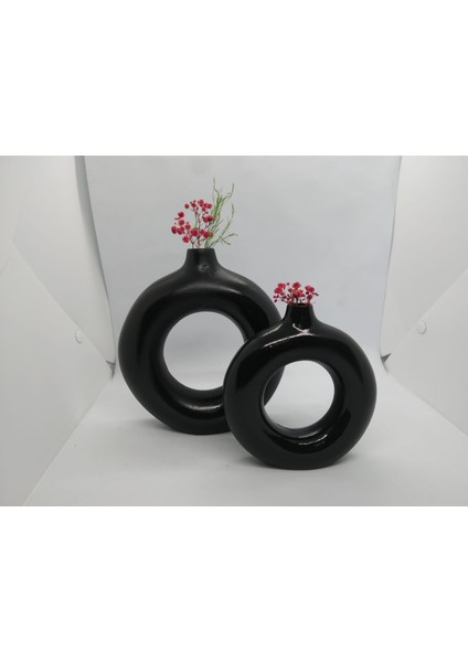 Evlerinize Zarafet Katacak, Eşsiz Bir Sanat Eseri: Modern İkili Vazo fiyatları