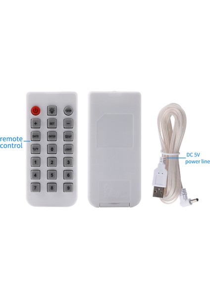 Dijital Duvar Saati Ekranı, Tarih, Sıcaklık, Erteleme, Ayarlanabilir Parlaklık, Siyah ile 11.2 Inç Gökkuşağı LED Saat (Yurt Dışından) indirimleri