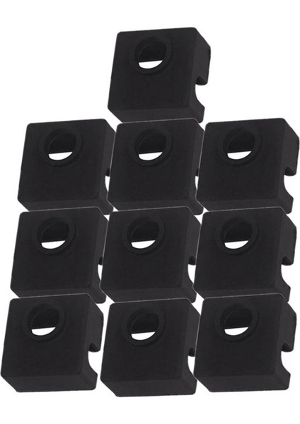 10 Adet/grup 3D Yazıcı Memesi Silikon Çorap Kapak Isıtma Yalıtım Kılıfı Isıtıcı Blok Için Ender-3 Cr-10 Ekstruder (Yurt Dışından)