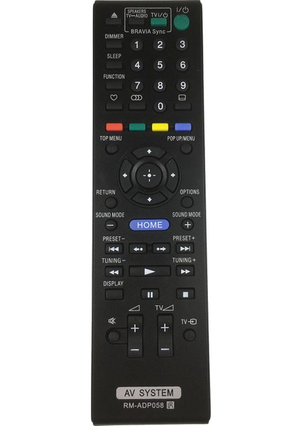 -ADP058 Uzaktan Kumanda Ev Sineması Blu-Ray Uzaktan Kumanda BDV-E280 BDV-E380 Uzaktan Kumanda (Yurt Dışından)