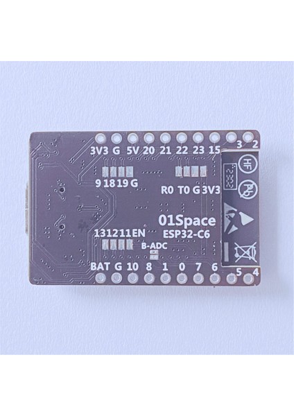 ESP32-C6 Geliştirme Kartı ESP32-C6 Serisi Modül Wifi6 ESP32 Kartı Mikrodenetleyici Modül Kartı (Yurt Dışından)