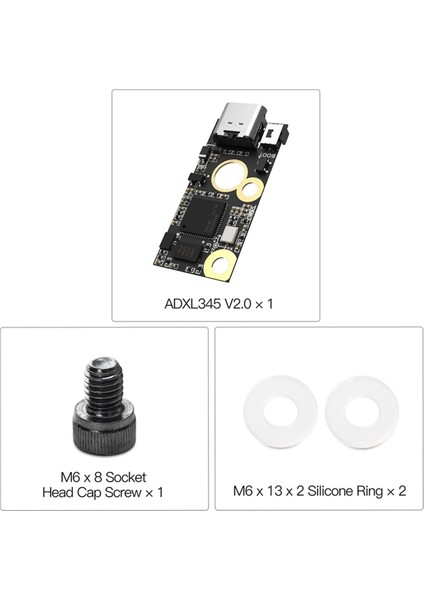 Bıgtreetech Btt ADXL345 V2.0 Ivmeölçer Kurulu Stealthburner Klipper Ekstruder Hotend Ahududu Pi 3D Yazıcı Parçaları (Yurt Dışından)