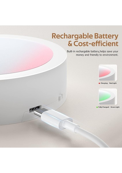 Duvar Aplikleri Şarj Edilebilir 13 Renk Değiştirilebilir Kısılabilir Duvar Işıkları Uzaktan Kumanda ile Duvar Lambası Yatak Odası Oturma Odası Için (Yurt Dışından) fırsatları