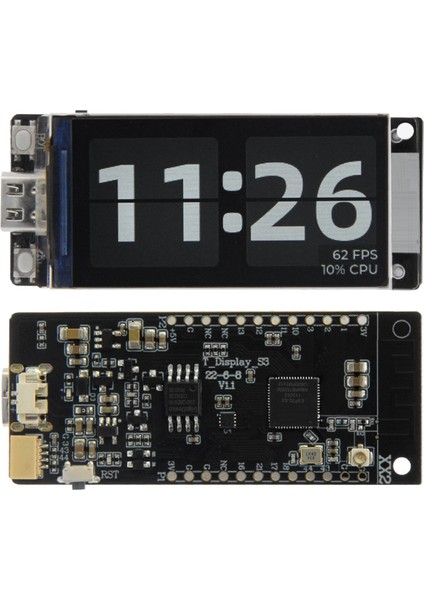 T-Display-S3 ESP32-S3 1.9 Inç ST7789 LCD Ekran Geliştirme Kartı Wıfı Bluetooth 5.0 Kablosuz Modül (Yurt Dışından)