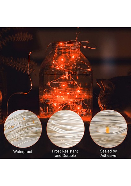 Peri Dize Işıklar 10 M 100 LED Dize Işıklar Uzaktan Kumanda Zamanlayıcı Dize Işıklar 8 Mod Ateşböceği Işıkları Dekor (Yurt Dışından)