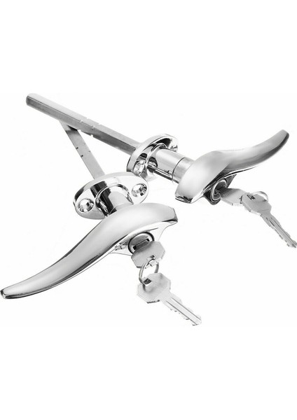 2 Adet Araba Kapı Dış Kilitleme Kolları Eşleşen Kılıtler 1932 3-Pencere Coupe Için 1933 1934 Binek Araba (Yurt Dışından)