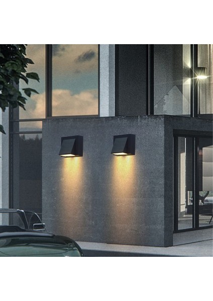 5W Modern LED Duvar Işık Açık Su Geçirmez Duvar Lambası Koridor Avlu Kapısı Teras Balkon Bahçe Için Mükemmel (Yurt Dışından)