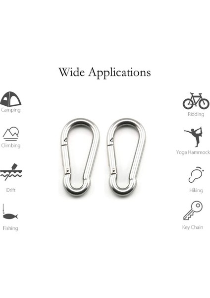 Takım M6 Tavan Duvar Montaj Asılı Donanım Montaj Seti U Şeklinde Kancalar Yoga Hamak Salıncaklar Deniz Yat Aksesuarları (Yurt Dışından) modelleri