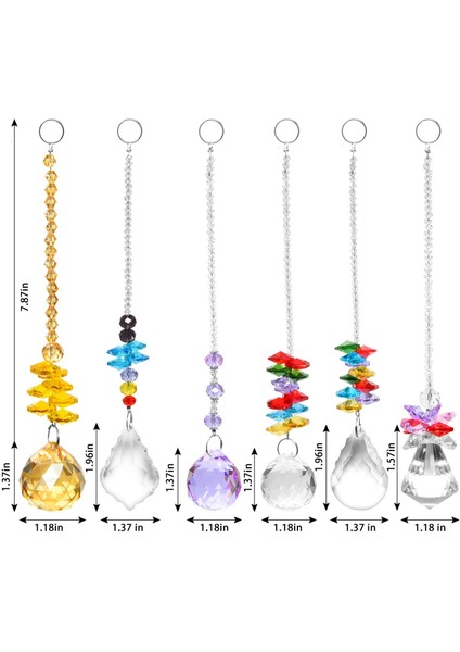 Suncatcher, Kristal Suncatcher Avize Suncatchers Prizmalar Asılı Süsleme Gökkuşağı Yapımcısı Hediye Için, Bahçe Dekorasyonu (Yurt Dışından)