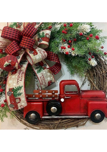 17.7 Inç Noel Çelenk Dekor Garland Yapay Çiçek Çelenk Noel ve Yeni Yıl Dekorasyonu Için Mükemmel (Yurt Dışından) modelleri