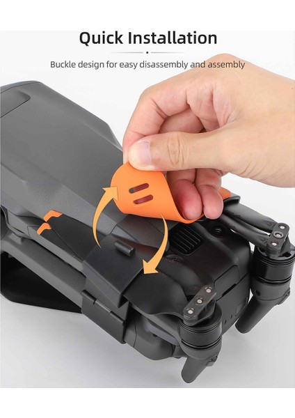 Royal Mavic3 Pro Için Paket Paddle Royal 3 Pervane Bıçak Tutucu Aksesuar Şasi Koruyucu Kapak, Siyah (Yurt Dışından)