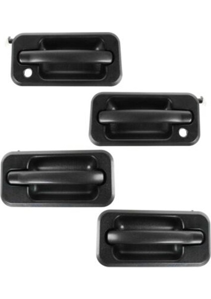 4'lü Set Araba Dış Kapı Kolu H2 Siyah Dokulu 2003-2009 Dış Kapı Kolu 131609870457 15104792 (Yurt Dışından)