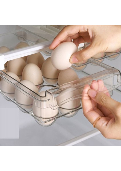 Buzdolabı Için Yumurta Tutucu, Buzdolabı Için Yumurta Saklama Çekmecesi, Mini Buzdolabı Çekmece Düzenleyici Yumurta Tepsilerini Çıkarın (Yurt Dışından) fırsatları